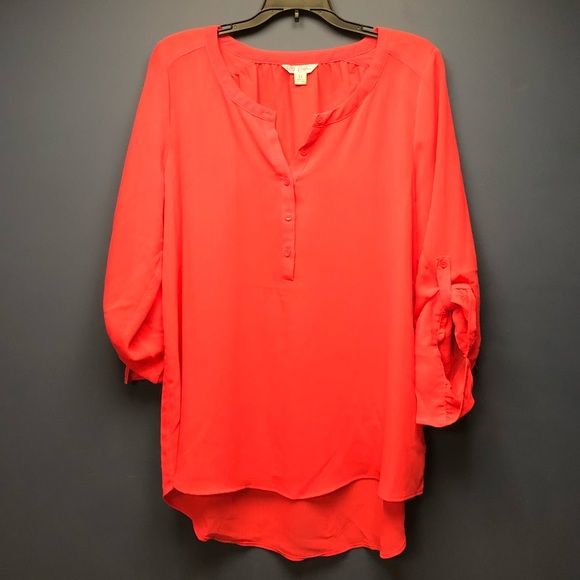 Candie's Tops - CANDIES Hot Pink Semi Sheer Blouse Top NWOT